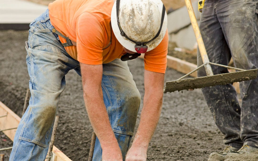 How do you repair hairline cracks in concrete slabs?